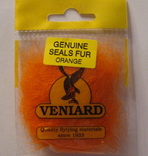 genuine seals fur Veniard orange